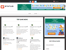 Tablet Screenshot of g-status.com
